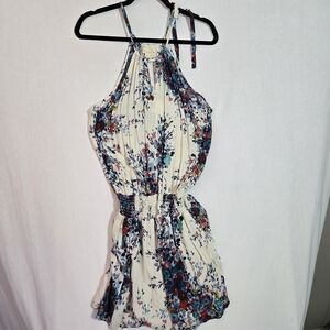 Floral Halter Dress